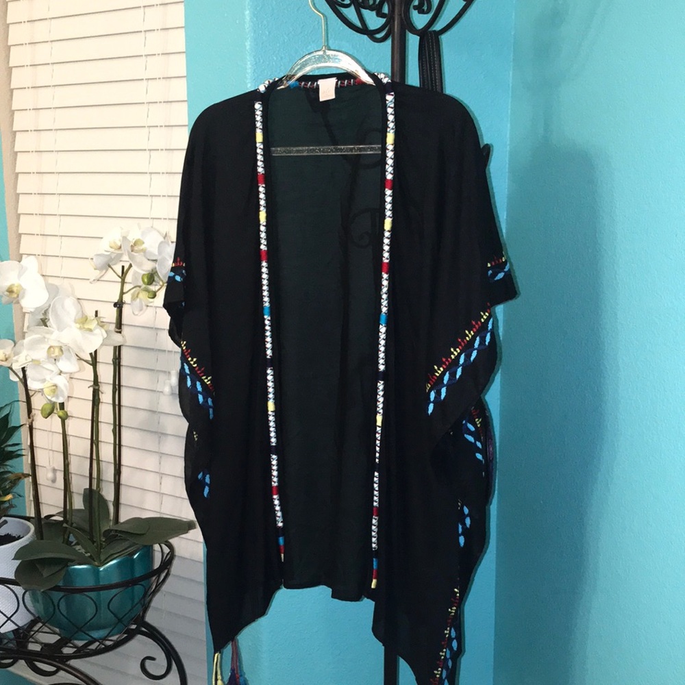 Ale by Alesssandra boho kimono swimming suit bathing cover up